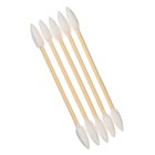 Ватные палочки, пакет 200 шт., наконечник - острый, хлопок/бамбук(стик) - Фото 5