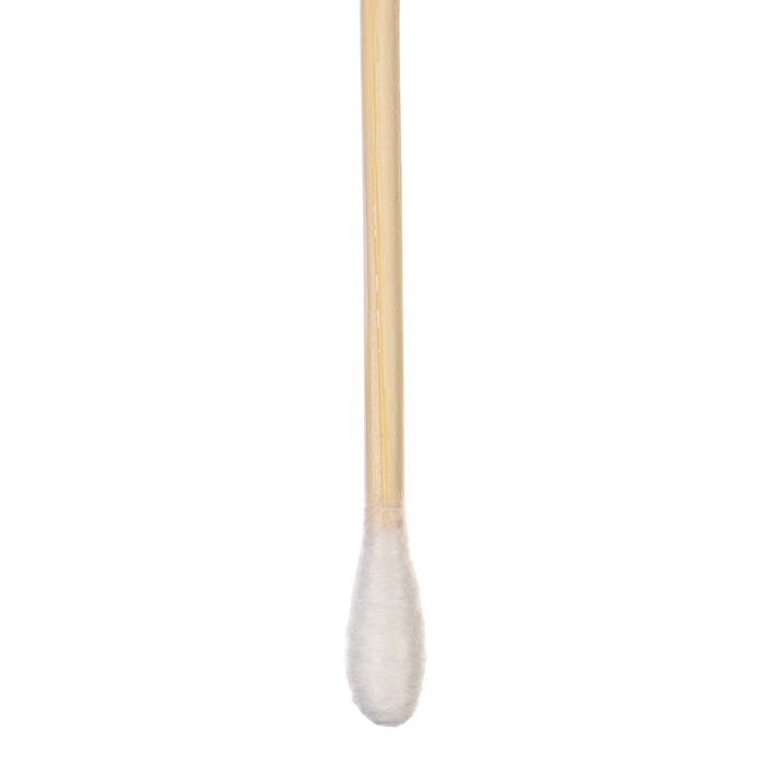 Ватные палочки в тубе 100 шт.,  наконечник - классика, хлопок/бамбук(стик)