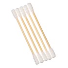 Ватные палочки в тубе 100 шт., наконечник - спираль, хлопок/бамбук(стик) - Фото 5