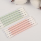 Ватные палочки в тубе 200 шт., наконечник - спираль, острый, классика, хлопок/цвет.бумага - Фото 4