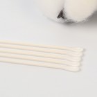 Ватные палочки в тубе 200 шт., тонкие, наконечник - спираль, лопаточка, хлопок/бумага(стик) - Фото 3