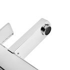 Смеситель для раковины ZEIN Z3714, однорычажный, длина излива 12 см, пластик, хром - Фото 3