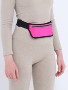 Сумка для бега на пояс, со светоотражающими элементами, с отверстием для наушников, 24×0.3×10 см, розовая - Фото 9