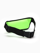 Сумка для бега на молнии, светоотражающие элементы, зелёная - Фото 6