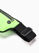 Сумка для бега на молнии, светоотражающие элементы, зелёная - Фото 7