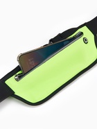 Сумка для бега на молнии, светоотражающие элементы, зелёная - Фото 8