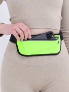 Сумка для бега на молнии, светоотражающие элементы, зелёная - Фото 10