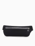 Сумка для бега на пояс, со светоотражающими элементами, с отверстием для наушников, 24×0.3×10 см, чёрная - Фото 3