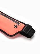 Сумка для бега на пояс, со светоотражающими элементами, с отверстием для наушников, 24×0.3×10 см, оранжевая - Фото 7