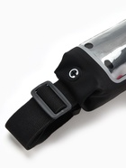 Сумка для бега на пояс, со светоотражающими элементами, прозрачный карман для телефона, 24×0.3×10 см, чёрная - Фото 7