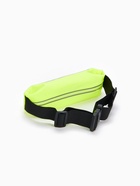 Сумка для бега на пояс, со светоотражающими элементами, прозрачный карман для телефона, 24×0.3×10 см, жёлтая - Фото 6