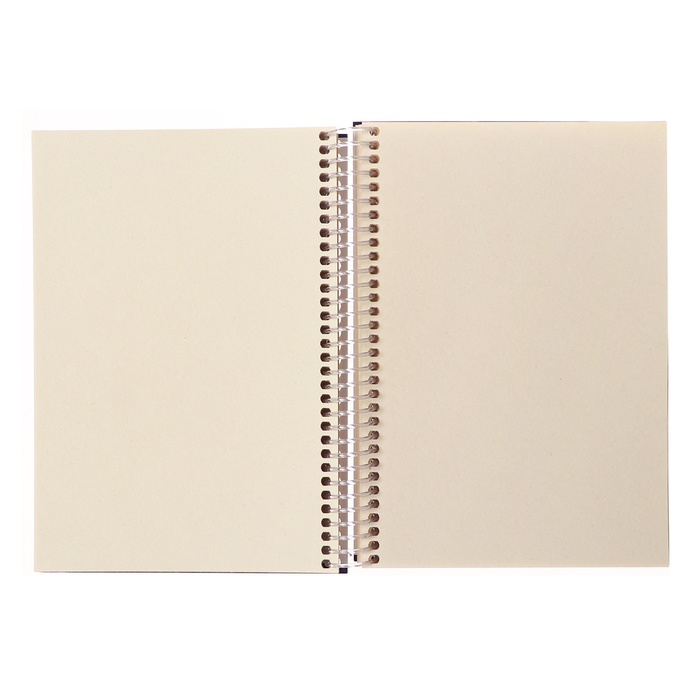 Скетчбук А5, 64 листа на гребне "Космос", твёрдая обложка, глянцевая ламинация, блок 100 г/м2
