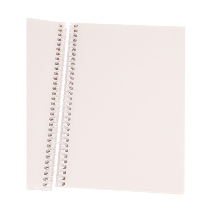Скетчбук А5, 64 листа на гребне "Лиса", твёрдая обложка, глянцевая ламинация, блок 100 г/м2