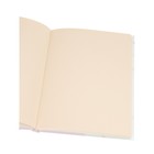 Скетчбук А5, 40 листов "Девушка", твёрдая обложка, матовая ламинация, выборочный лак, на резинке, блок 100 г/м2 - Фото 3
