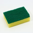 Дозатор для жидкого мыла с губкой и щеткой для посуды, белый,16×12×4 см - Фото 9