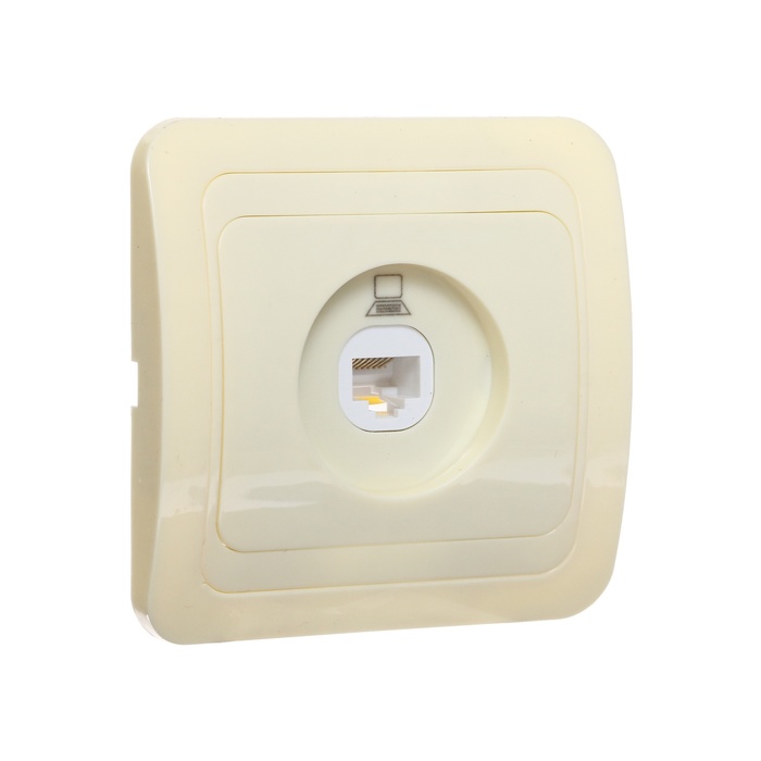 Розетка компьютерная одноместная Luazon Lighting "Орион", скрытая, бежевая - фото 18584616 Розетка компьютерная одноместная Luazon Lighting "Орион", скрытая, бежевая - фото 18584616