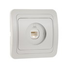 Розетка компьютерная Luazon Lighting «Орион», скрытая, IP20, одноместная, серебристая - Фото 2
