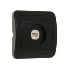 Розетка компьютерная Luazon Lighting «Орион», скрытая, IP20, одноместная, чёрная - Фото 2