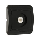 Розетка телефонная Luazon Lighting «Орион», скрытая, IP20, одноместная, чёрная - Фото 2