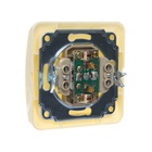 Розетка ТВ Luazon Lighting «Орион», скрытая, IP20, одноместная, бежевая - Фото 3