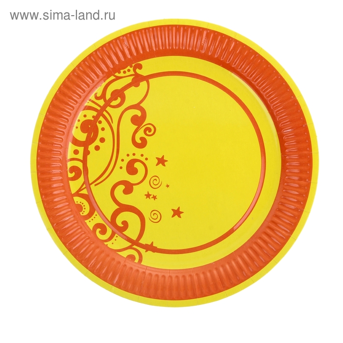 Тарелка с ламинацией "Оранж", 23 см - Фото 1