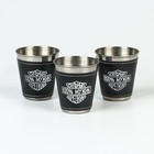 Стопки в чехле «100% мужик»: нержавеющая сталь, набор 3 шт. × 70 мл - Фото 2