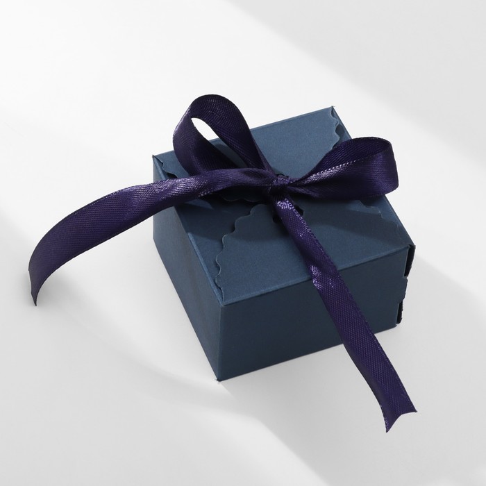 Коробочка подарочная «Сюрприз» 6×6×4,5, синий
