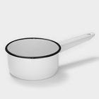 Ковш эмалированный, 1 л, цвет МИКС - Фото 1