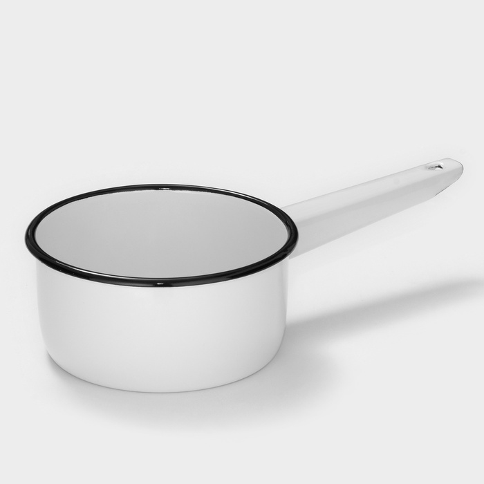 Ковш эмалированный, 1 л, цвет МИКС - Фото 1