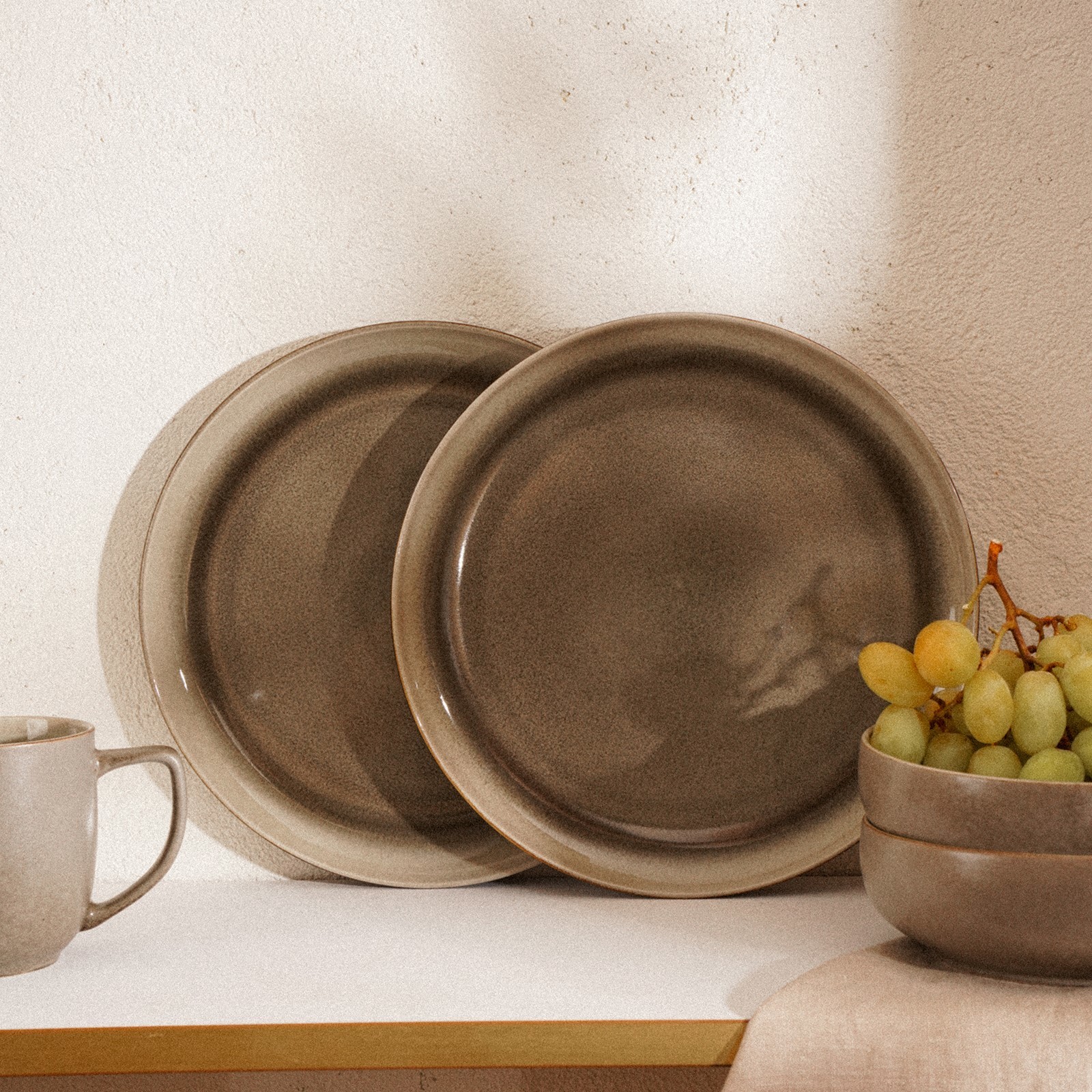 Тарелка SL Home «Мольвено», d=21.4 см, фарфор