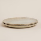 Тарелки SL Home «Монти», d=21 см, набор 2 шт., фарфор, серые - Фото 4