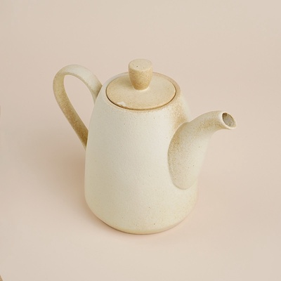 Заварочный чайник SL Home «Волны Сардинии», 1.3 л, 22.5×11×19 см, фарфор, бежевый