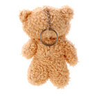 Мягкая игрушка «Мишутка с сердцем» на брелоке, 11 см, цвет МИКС - Фото 4