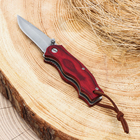 Нож перочинный складной "Акажу" 13,5см, клинок 57мм/2,5мм, рукоять дерево - фото 321060846