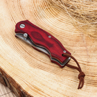 Нож перочинный складной "Акажу" 13,5см, клинок 57мм/2,5мм, рукоять дерево - Фото 3
