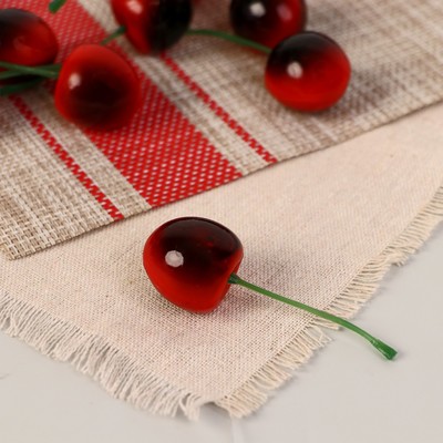 Муляж «Вишня», 2.5 см, фасовка по 20 шт.