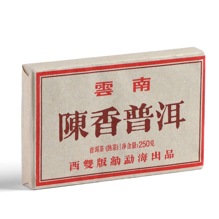 Чай китайский "Шу Пуэр Чэньсян", уезд Мэнхай,  2014 год,  250 г - Фото 1