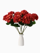 Цветы искусственные "Гортензия элит" d-18 см 50 см, красный - фото 809138049