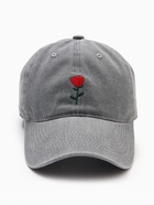 Кепка женская «Роза» MINAKU, серый, размер 58 10128193