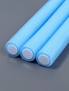 Бигуди «Бумеранг», d=3 см, 24 см, 10 шт., голубые - Фото 5