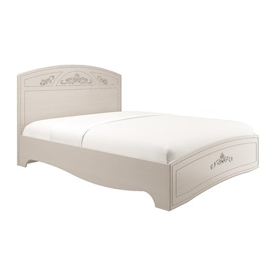 Кровать «Каролина», 1600×2000 мм, без основания, патина, цвет вудлайн кремовый