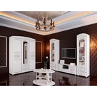Шкаф 3-х дверный «Каролина», 1502×584×2190 мм, зеркало, патина, цвет вудлайн кремовый - Фото 3