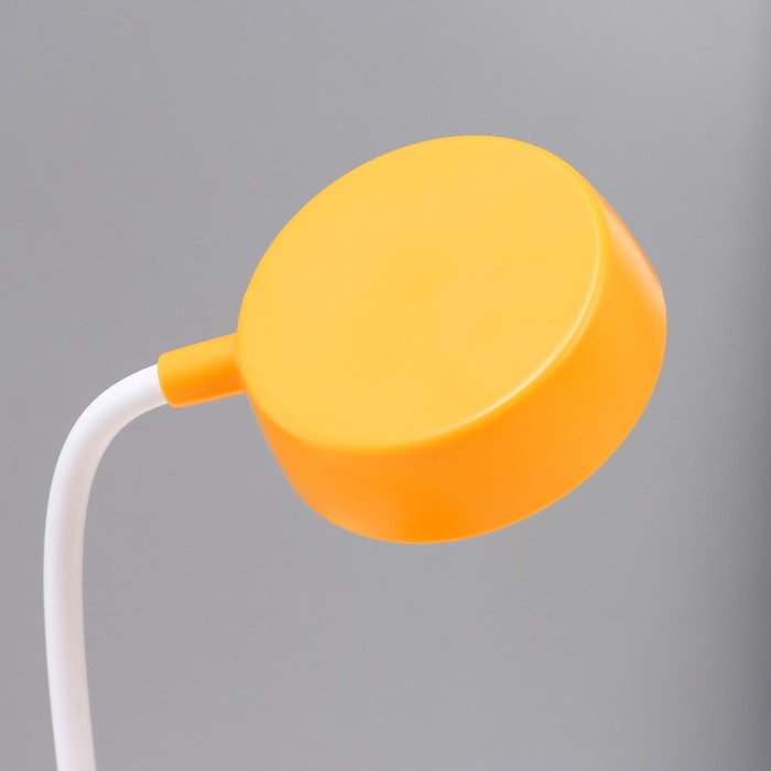Светильник сенсорный с точилкой "Морковка" LED, от USB/АКБ 6 Вт оранжевый-желтый 8х6х25 см RISALUX