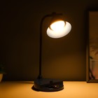 Настольная лампа «Парасоль» LED, от USB/АКБ 6 Вт сенсор 3000-6000 синий 14×10×37 см RISALUX - Фото 3