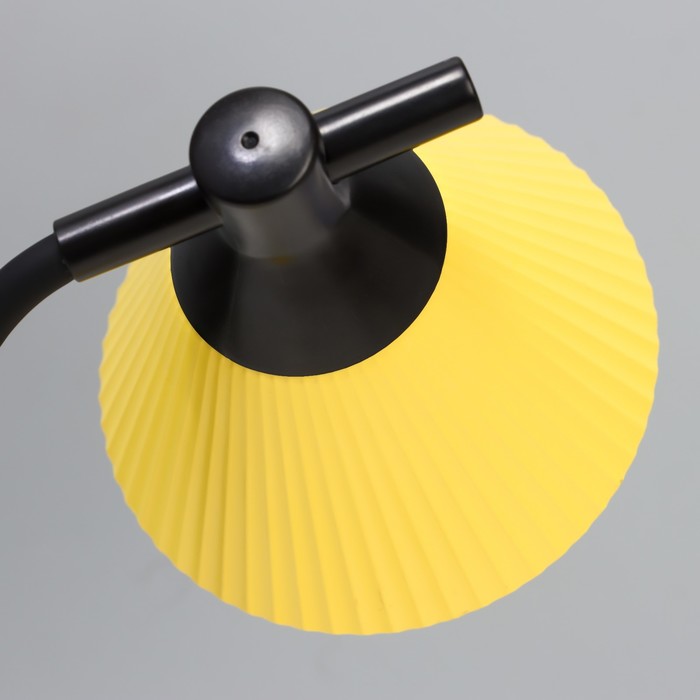 Настольная лампа "Парасоль" LED, от USB/АКБ 6 Вт сенсор 3000-6000 желтый 14х10х37 см RISALUX  100634 - фото 1908047573