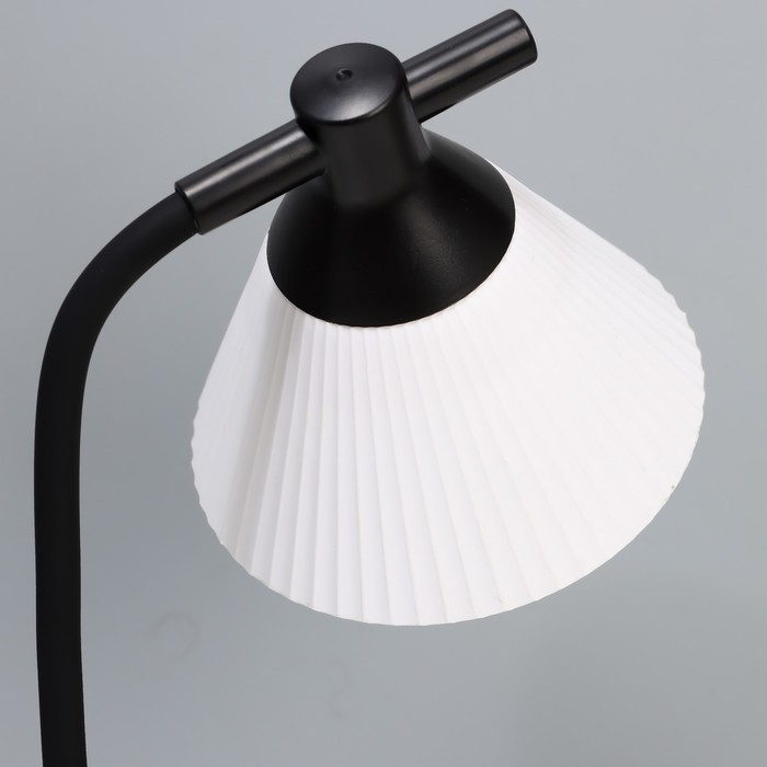 Настольная лампа "Парасоль" LED, от USB/АКБ 6 Вт сенсор 3000-6000 белый 14х10х37 см RISALUX  1006342 - фото 1908047589