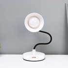 Настольная лампа «Парасоль» LED, от USB/АКБ 6 Вт сенсор 3000-6000 белый 14×10×37 см RISALUX - Фото 12