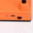 Настольная лампа «Парасоль» LED, от USB/АКБ 6 Вт сенсор 3000-6000 оранжевый 14×10×37 см RISALUX 100 - Фото 7