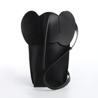 Сумка женская кросс-боди на кнопке, цвет чёрный - фото 321114437