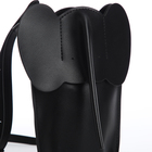 Сумка женская кросс-боди на кнопке, цвет чёрный - Фото 3